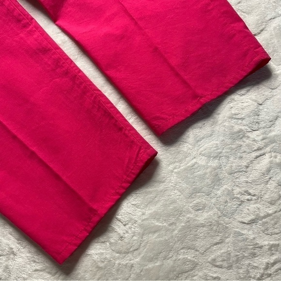 Vintage Deadstock 1990 NWT Koret High Waist Straight Leg Mom Pants in Fuchsia 12 - Picture 11 of 16